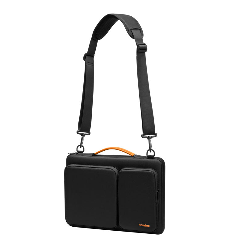 Bolsa Tiracolo Defender-A42 para MacBook Pro 14" Preto