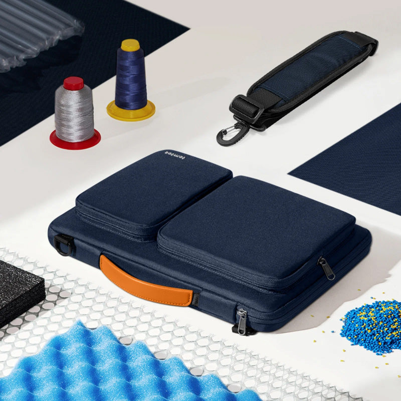 Bolsa de ombro Defender-A42 para portátil de 15,6-16,2" Azul Marinho