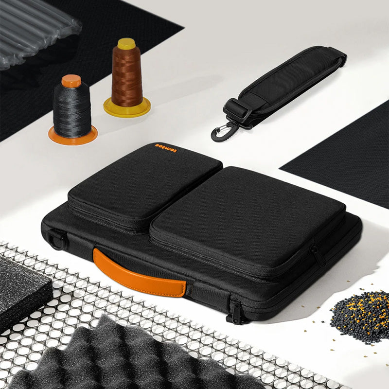 Bolsa a tiracolo Defender-A42 para portátil de 15,6-16,2" Preto
