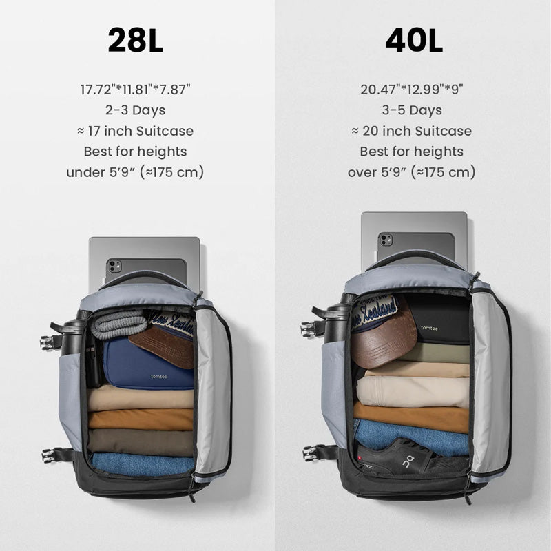 Mochila de viagem Navigator-T66 Liteway 20L Cinza