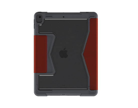 Capa folio Academy iPad 10.2 (7/8/9 ger) Vermelha Polybag
