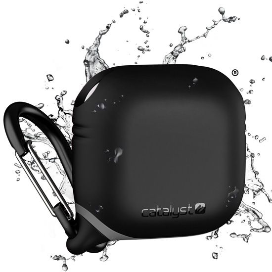 Waterproof Case with Carabiner for AirPods 4 Black - Catalyst