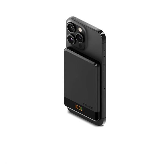 Magnetic Battery MagSlim 5k Black - Cygnett