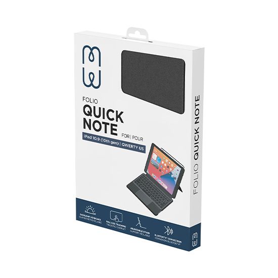 Quick Note folio iPad 11 (2025 - 11th gen) & 10.9 (2022 - 10th gen) Spanish US - MW
