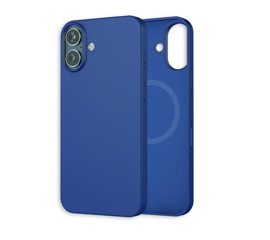 Silicon case MagSafe iPhone 16 Plus Blue - MW