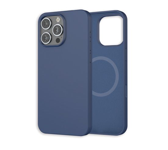 Silicon case MagSafe iPhone 16 Pro Max Blue - MW