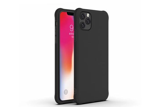 Liquid TPU case iPhone 11 Pro Max Black Polybag - MW for Business