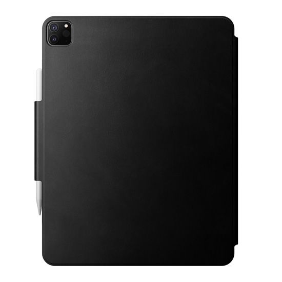 Capa magnética em pele Apple Pencil iPad Pro 12.9 (6ª/5ª/4ª/3ª gen) Preto - Nomad