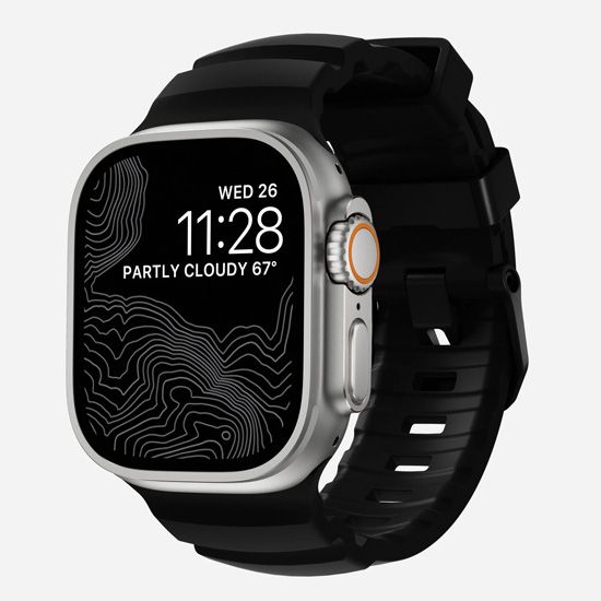 Rocky Point Band 44/45/46/49mm Carbon Black - Nomad