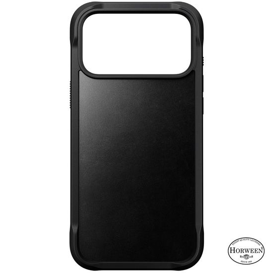 Rugged Leather Case Horween iPhone 17 Pro Max Black - Nomad