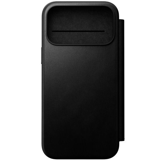 Modern Leather Folio iPhone 17 Pro Max Black - Nomad