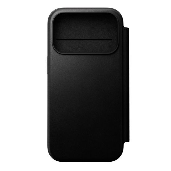 Modern Leather Folio iPhone 17 Pro Black - Nomad