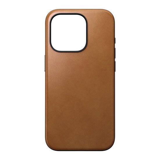 Modern Leather Capa iPhone 15 Pro English Tan - Nomad