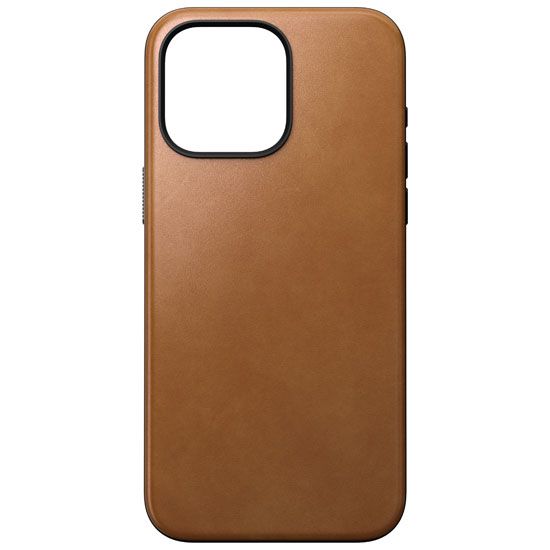Modern Leather Capa iPhone 15 Pro Max Pro English Tan - Nomad