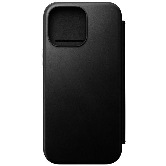 Modern Leather Folio iPhone 16 Pro Max Black - Nomad