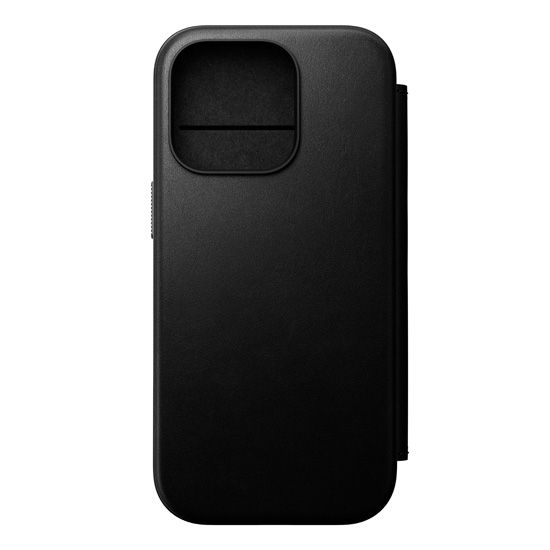 Modern Leather Folio iPhone 16 Pro Black - Nomad