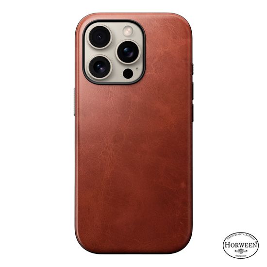 Leather Case Modern Horween iPhone 16 Pro Olde Dublin - Nomad