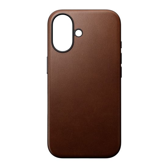 Modern Leather Case iPhone 16 Brown - Nomad