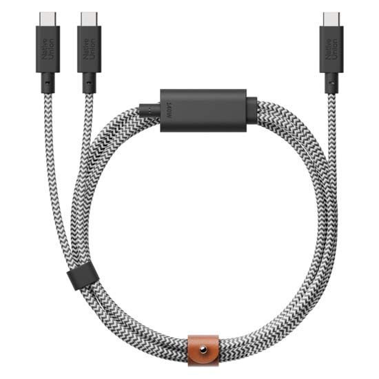 Belt Cable  2-in-1 2m Zebra - Native Union