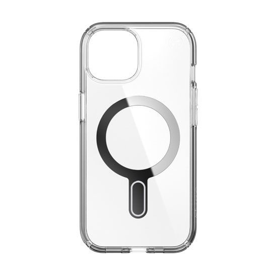 Presidio Perfect-Clear Click-Lock iPhone 15/14/13 Clear/Silver - Speck