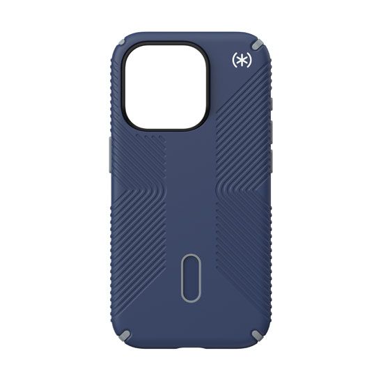 Presidio2 Grip Click-Lock iPhone 15 Pro Azul/Cinzento - Speck