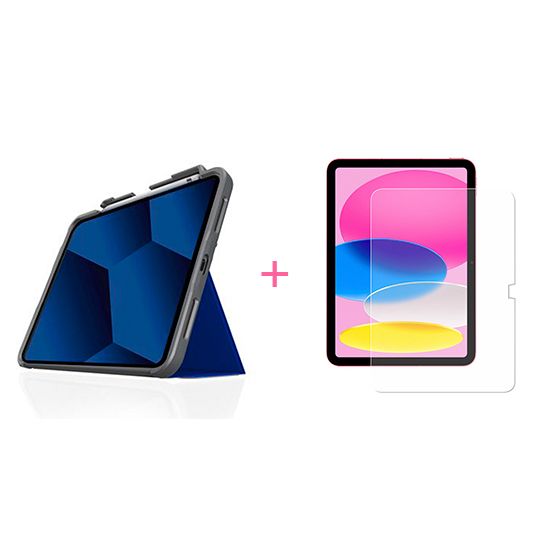 Bundle Dux Plus STM EDU Blue + MW Glass for iPad 10.9 - STM