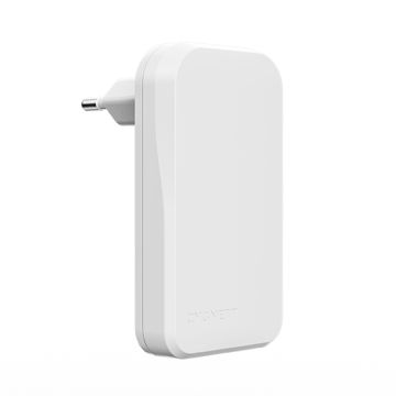 Dual USB-C GaN Slim Wall Charger 30W White