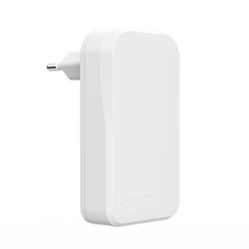 Dual USB-C GaN Slim Wall Charger 45W White