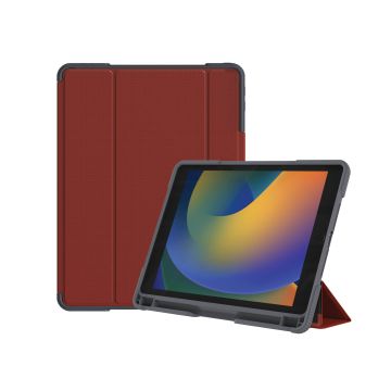 Folio Academy iPad 10.2 (7/8/9th gen) Vermelho Polybag