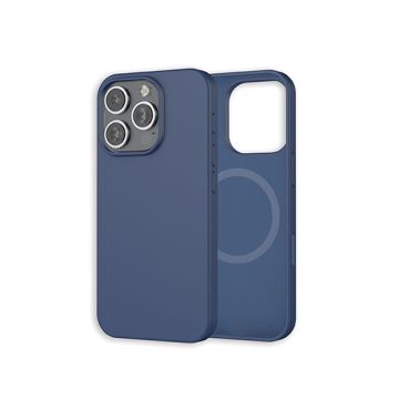 Silicon case MagSafe iPhone 16 Pro Blue