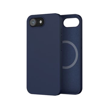 Silicon case MagSafe iPhone 16e Blue