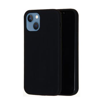 Liquid Silicon case iPhone 14 Black Polybag