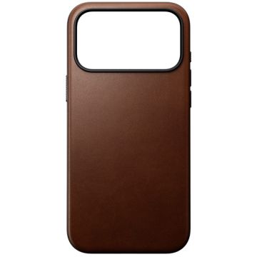 Modern Leather Case iPhone 17 Pro Max Brown
