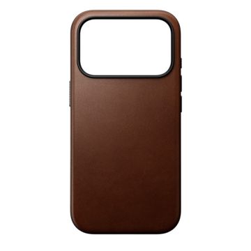 Modern Leather Case iPhone 17 Pro Brown