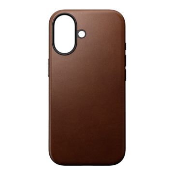 Modern Leather Case iPhone 17 Brown