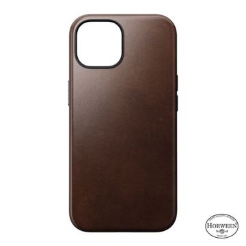 Leather Case Modern Horween iPhone 15 Brown