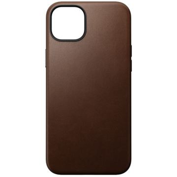 Modern Leather Capa iPhone 15 Plus Brown