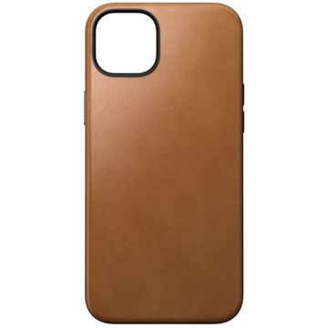 Modern Leather Case iPhone 15 Plus English Tan