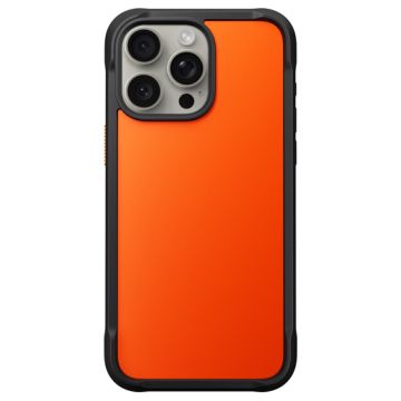 Capa Rugged iPhone 15 Pro Max Ultra Orange