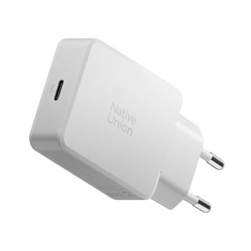 Pocket GaN 65 W USB-C Power adapter White